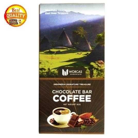 Worcas Chocolate Bar Flavoured Dark 沃卡斯巧克力棒风味黑巧克力 咖啡味90克