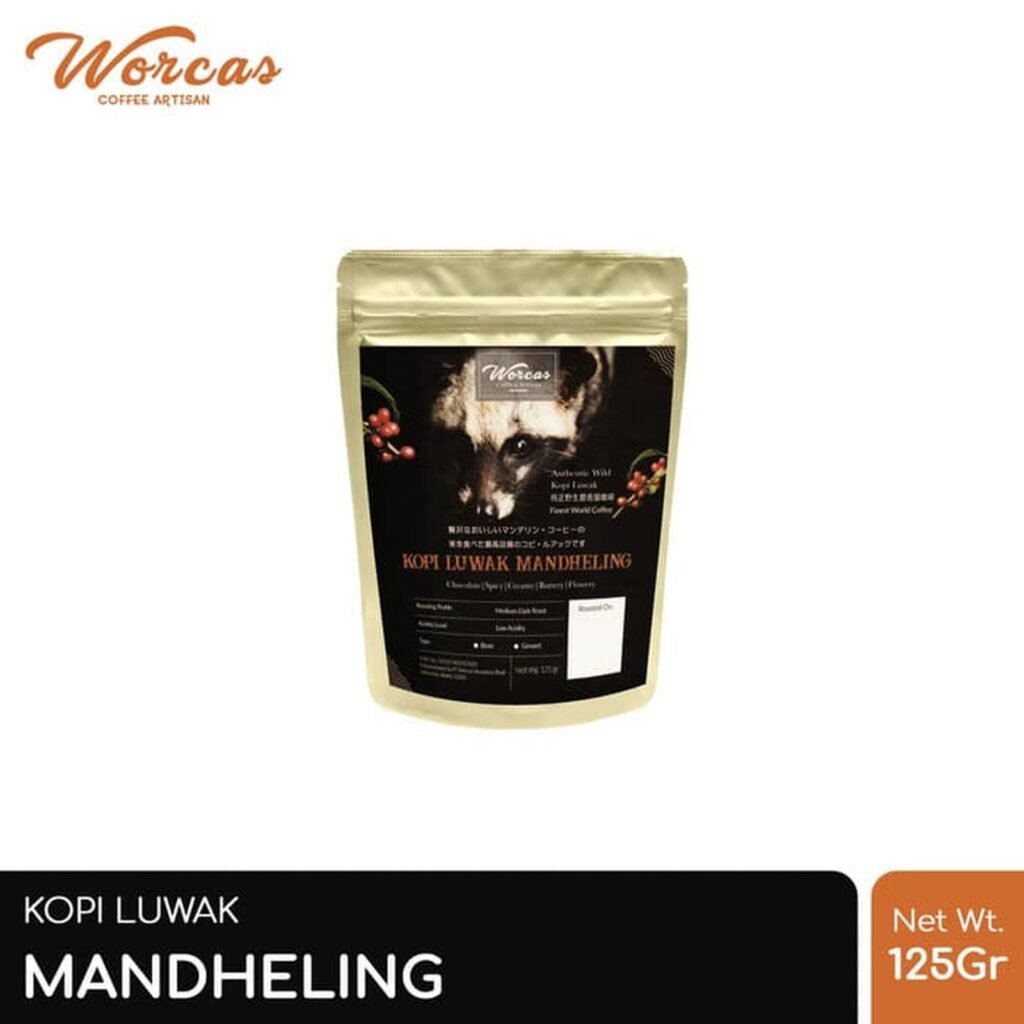 Kopi Luwak Liar Mandheling 曼特宁野生麝香猫咖啡125克(Bean/Ground)