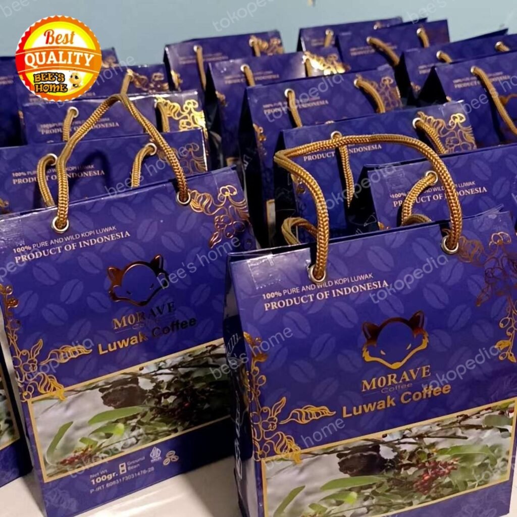 KOPI LUWAK LIAR Luwak Morave Wild Pure Luwak Coffee halal 100 gr 猫屎咖啡 - (Bean/Ground)