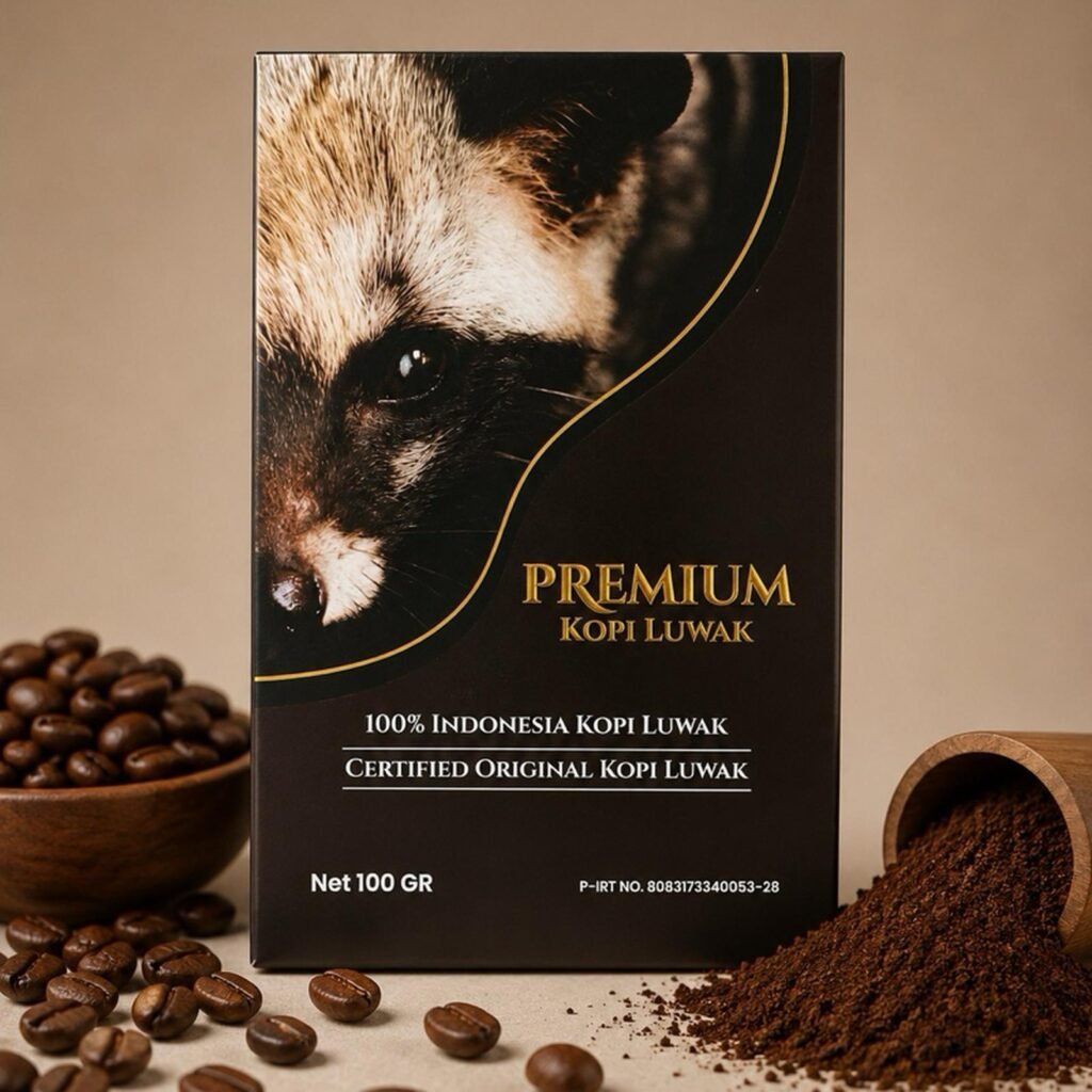 WORCAS猫屎咖啡高级版100克经典盒装印度尼西亚猫屎咖啡-(Bean)