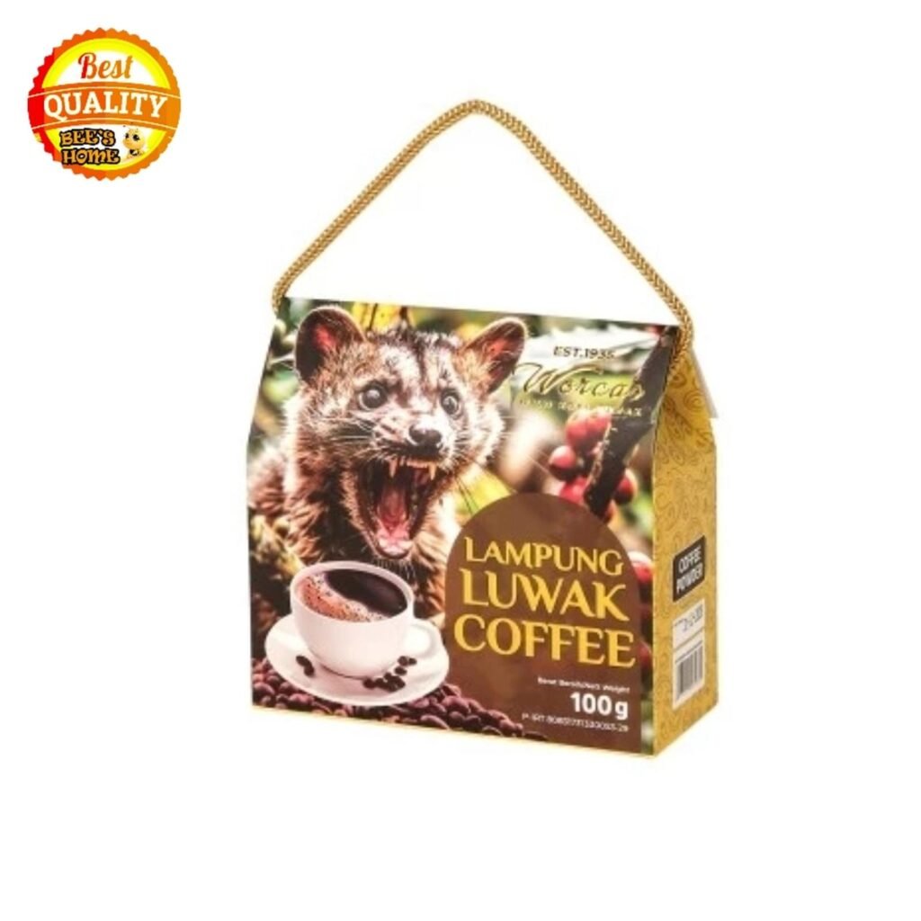 KOPI LUWAK LIAR King Lampung Luwak Coffee 100 gr - 猫屎咖啡