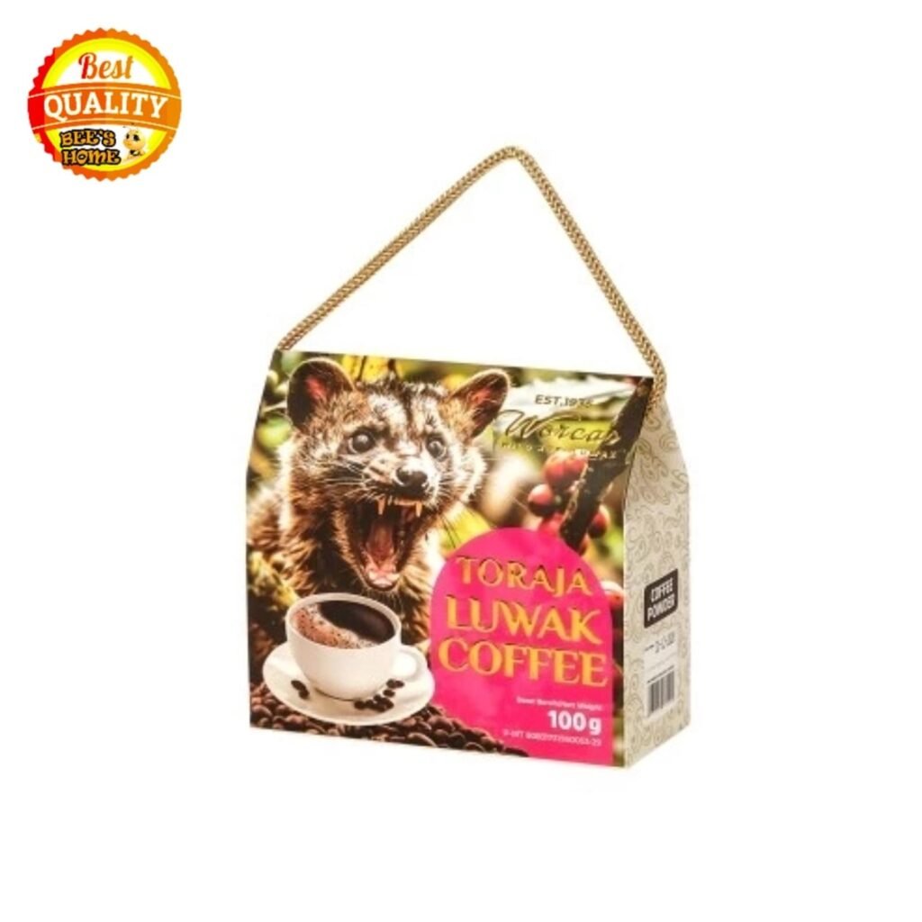 KOPI LUWAK LIAR King Toraja Luwak Coffee 100 gr - 猫屎咖啡-（Ground）