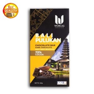 Worcas Chocolate Bali Pulukan Bar Dark沃卡斯巧克力巴厘岛普鲁肯 巴尔黑巧克力90克